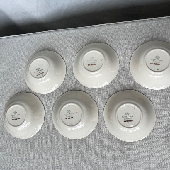 Alfred Meakin fruit bowl, 22K gold & flowers vintage small, desert, EUC. - Picture 7 of 15